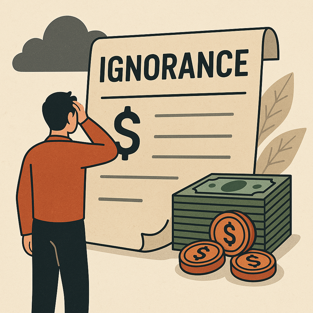 ignorance dépenses